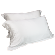 Load image into Gallery viewer, Silk Pillowcase, White Pair