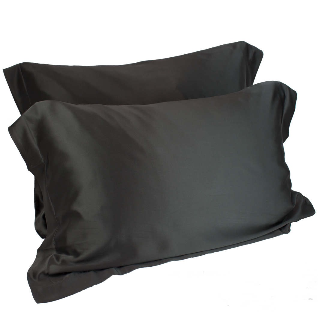 Silk Pillowcase, Slate Pair
