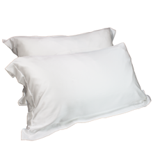 Load image into Gallery viewer, Silk Pillowcase, White Pair
