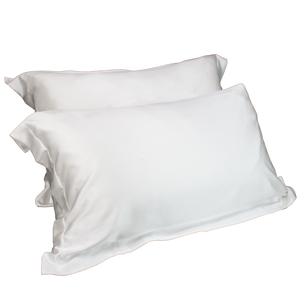 Silk Pillowcase, White Pair