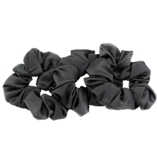 Load image into Gallery viewer, Mulberry Silk Scrunchies Set Slate Grey
